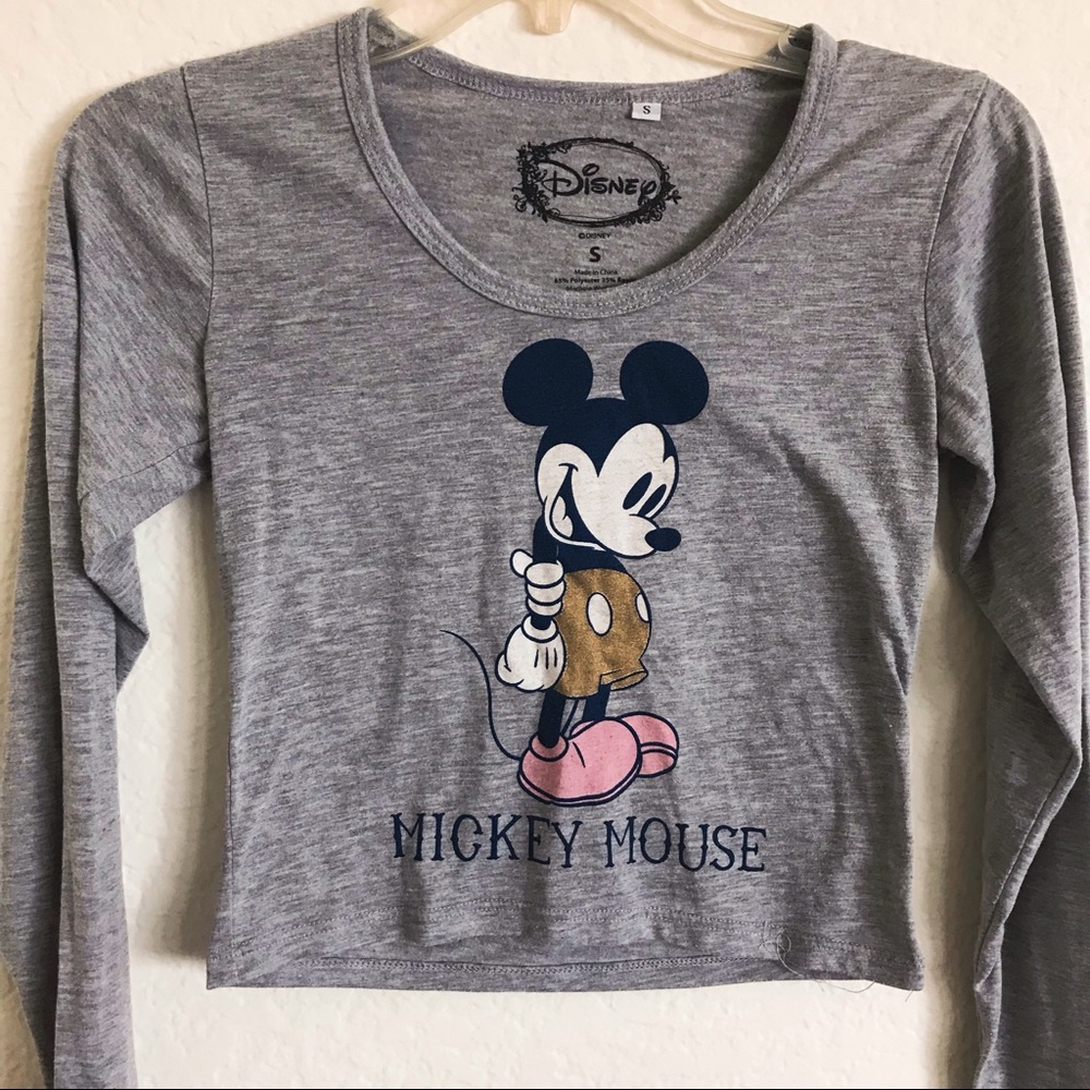 Mickey Mouse Crop Top L/S 🍯